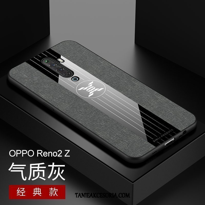 Etui Oppo Reno 2 Z All Inclusive Czarny Pu, Obudowa Oppo Reno 2 Z Telefon Komórkowy Filmy Anti-fall