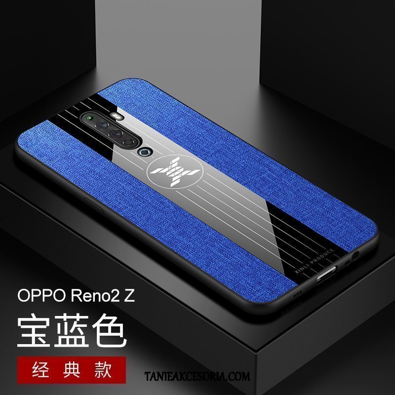 Etui Oppo Reno 2 Z All Inclusive Czarny Pu, Obudowa Oppo Reno 2 Z Telefon Komórkowy Filmy Anti-fall