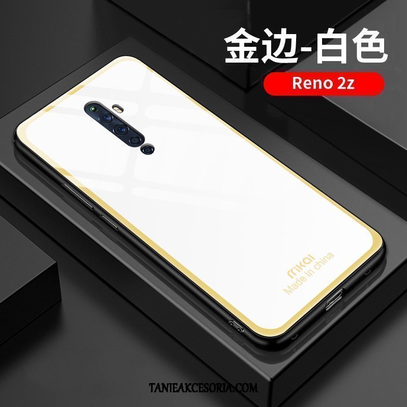 Etui Oppo Reno 2 Z Anti-fall Tendencja Telefon Komórkowy, Pokrowce Oppo Reno 2 Z Niebieski Wiszące Ozdoby Złoto