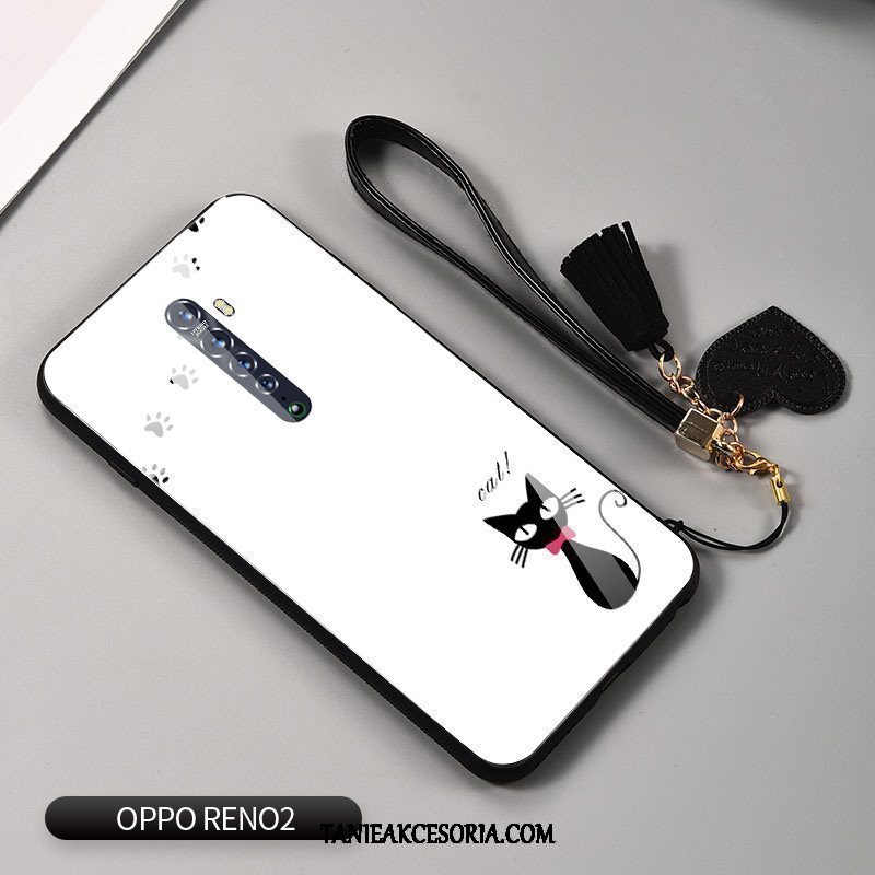 Etui Oppo Reno 2 Z Kreskówka Anti-fall Lustro, Futerał Oppo Reno 2 Z Kreatywne All Inclusive Kotek