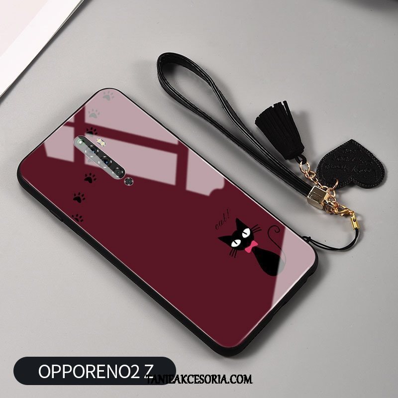 Etui Oppo Reno 2 Z Kreskówka Anti-fall Lustro, Futerał Oppo Reno 2 Z Kreatywne All Inclusive Kotek