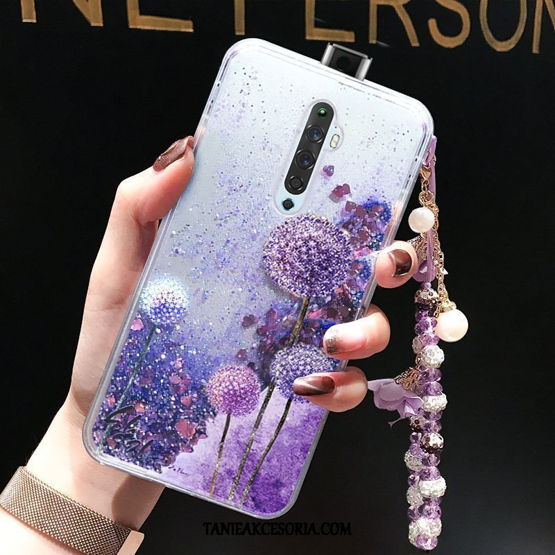 Etui Oppo Reno 2 Z Kwiaty All Inclusive Bransoletki, Futerał Oppo Reno 2 Z Liquid Anti-fall Kwiaty Motyla