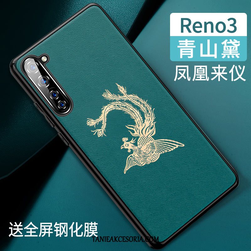 Etui Oppo Reno 3 All Inclusive Ochraniacz Skóra, Obudowa Oppo Reno 3 Tendencja Silikonowe Nowy