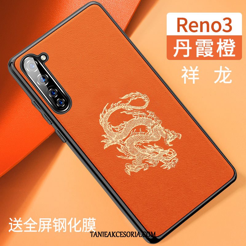 Etui Oppo Reno 3 All Inclusive Ochraniacz Skóra, Obudowa Oppo Reno 3 Tendencja Silikonowe Nowy