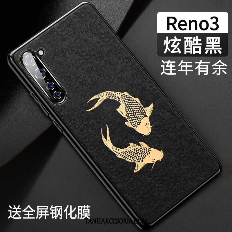 Etui Oppo Reno 3 All Inclusive Ochraniacz Skóra, Obudowa Oppo Reno 3 Tendencja Silikonowe Nowy