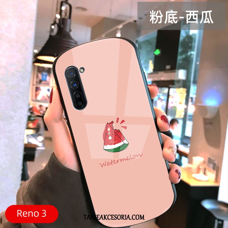 Etui Oppo Reno 3 Mały Łuk Osobowość, Pokrowce Oppo Reno 3 Ochraniacz Anti-fall Zielony