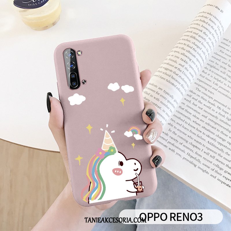 Etui Oppo Reno 3 Osobowość Tęcza Kreatywne, Futerał Oppo Reno 3 Telefon Komórkowy Piękny Silikonowe