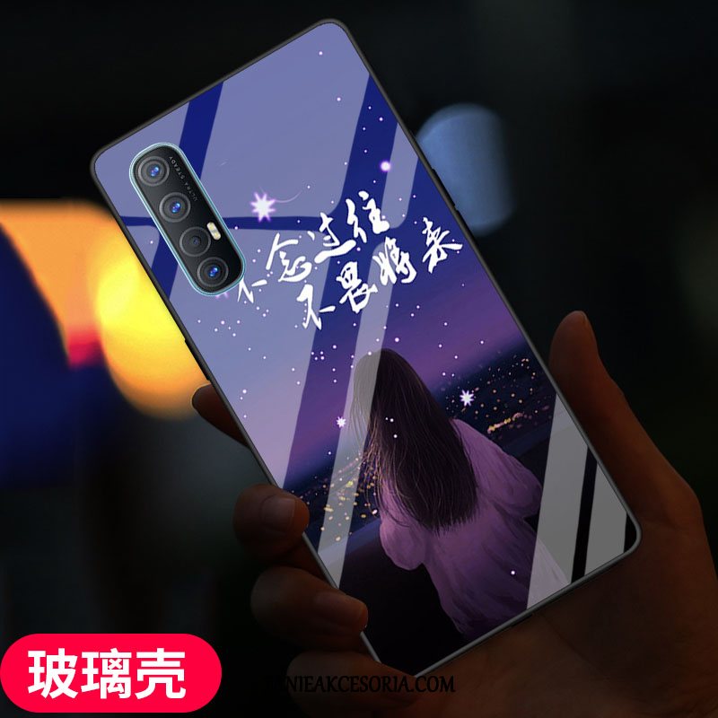 Etui Oppo Reno 3 Pro Anti-fall Ochraniacz Niebieski, Futerał Oppo Reno 3 Pro All Inclusive Dostosowane Moda