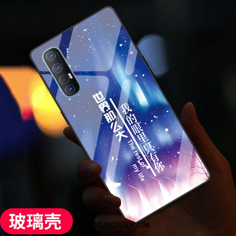 Etui Oppo Reno 3 Pro Anti-fall Ochraniacz Niebieski, Futerał Oppo Reno 3 Pro All Inclusive Dostosowane Moda