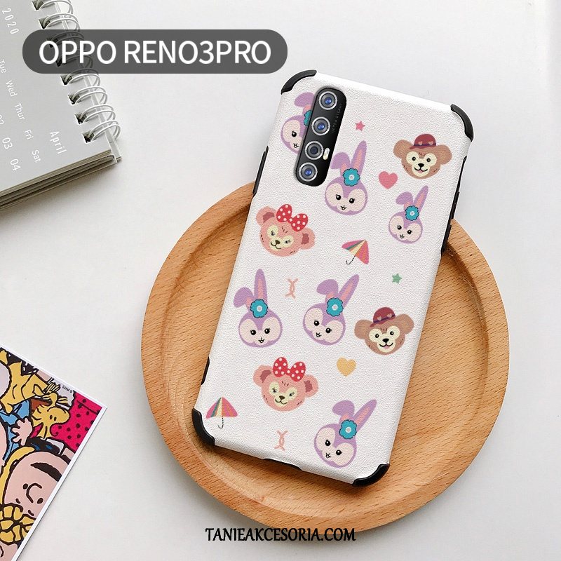 Etui Oppo Reno 3 Pro Piękny Silikonowe Królik, Obudowa Oppo Reno 3 Pro Anti-fall Jedwab Wzór