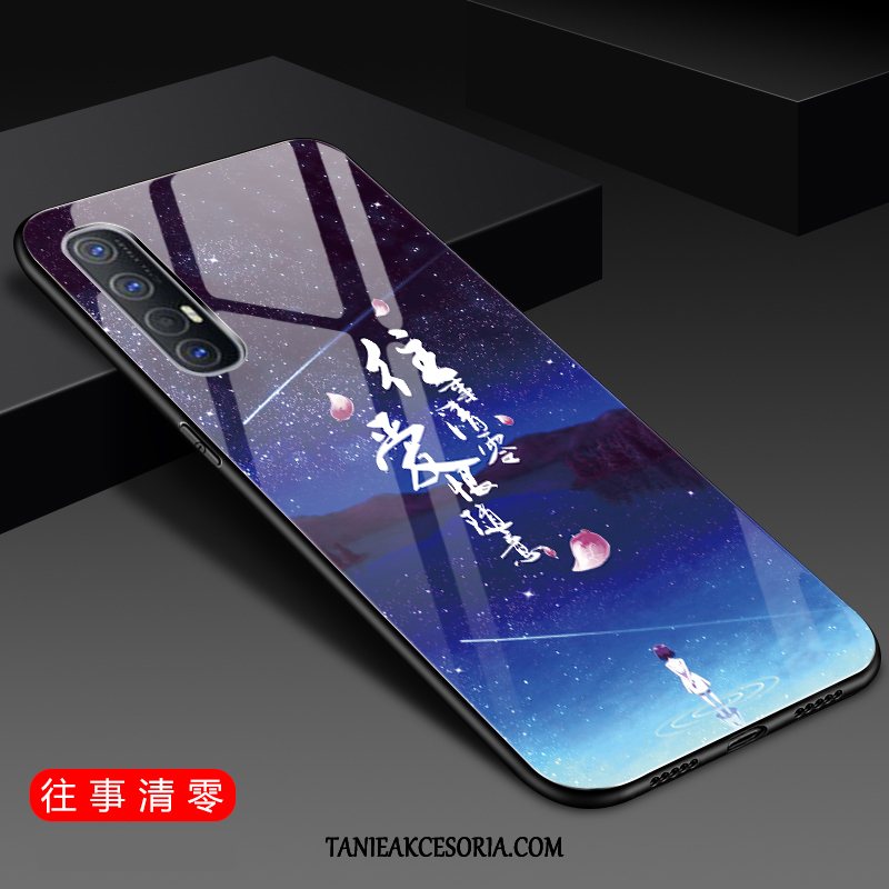 Etui Oppo Reno 3 Pro Szkło Silikonowe All Inclusive, Obudowa Oppo Reno 3 Pro Telefon Komórkowy Niebieski Anti-fall