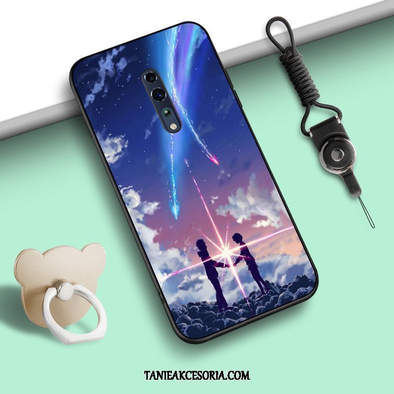 Etui Oppo Reno Z Ring Ochraniacz Silikonowe, Obudowa Oppo Reno Z Telefon Komórkowy Miękki Wiszące Ozdoby