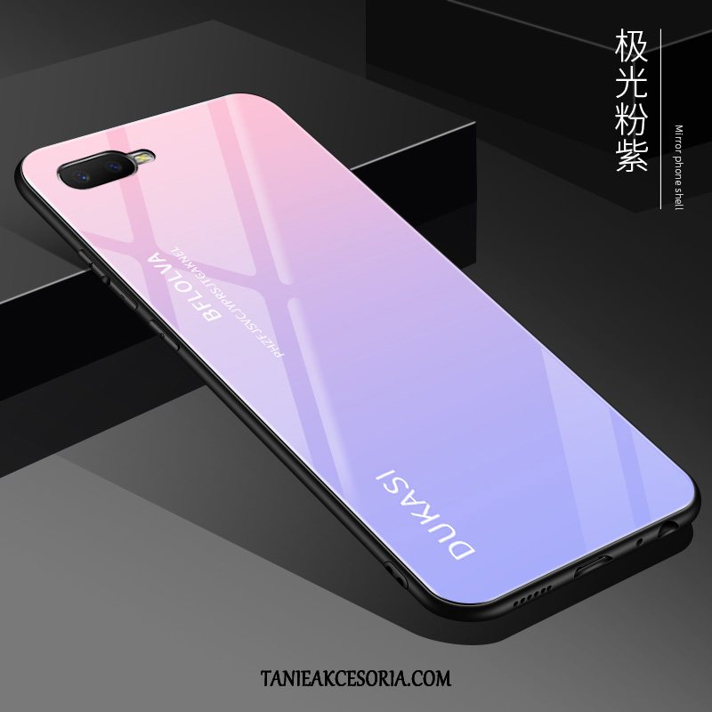 Etui Oppo Rx17 Neo Gradient All Inclusive Silikonowe, Obudowa Oppo Rx17 Neo Różowe Nubuku Ochraniacz