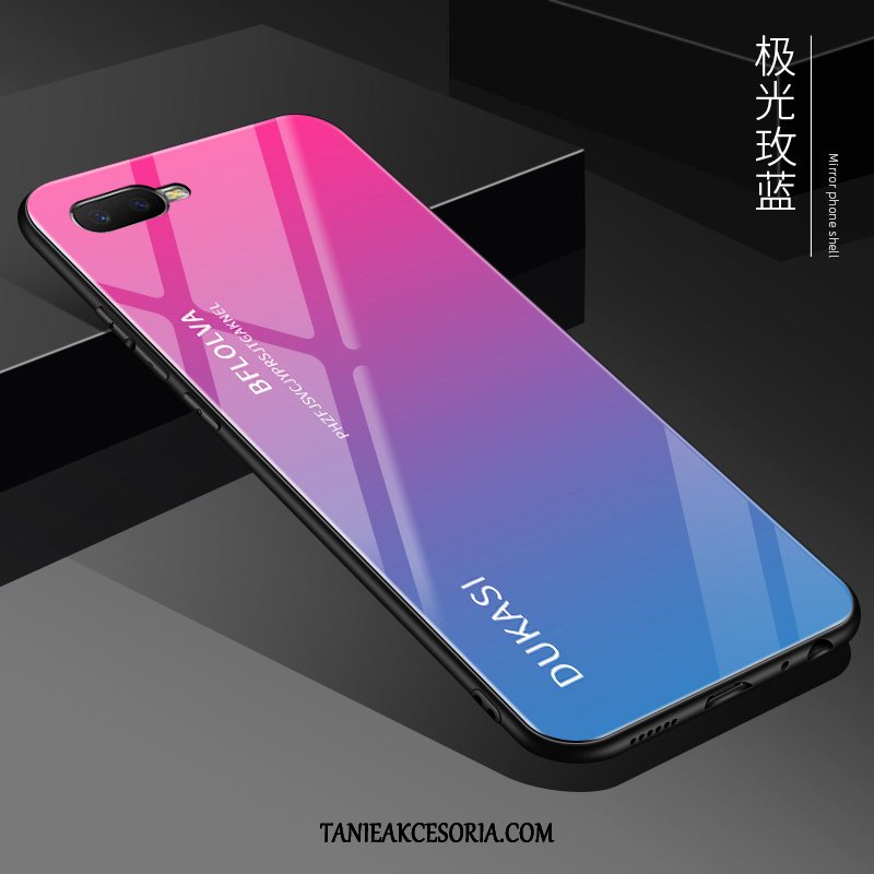 Etui Oppo Rx17 Neo Gradient All Inclusive Silikonowe, Obudowa Oppo Rx17 Neo Różowe Nubuku Ochraniacz