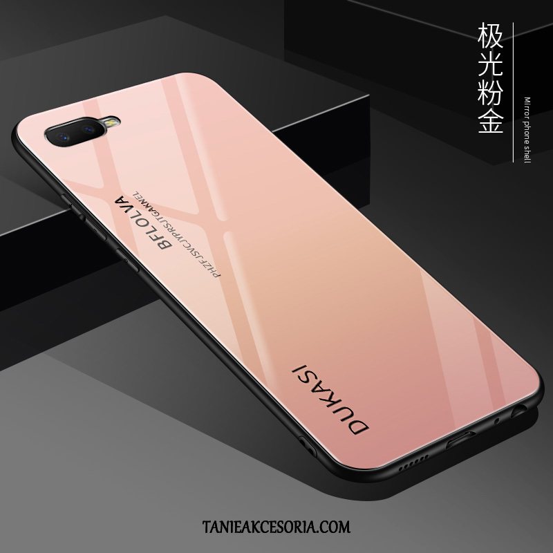 Etui Oppo Rx17 Neo Gradient All Inclusive Silikonowe, Obudowa Oppo Rx17 Neo Różowe Nubuku Ochraniacz