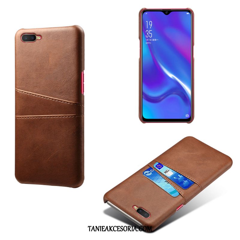 Etui Oppo Rx17 Neo Karta Biznes Ochraniacz, Obudowa Oppo Rx17 Neo Vintage Skóra Anti-fall