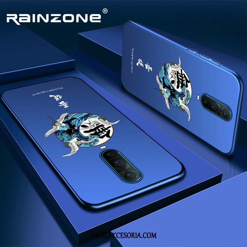 Etui Oppo Rx17 Pro Niebieski Nowy Telefon Komórkowy, Obudowa Oppo Rx17 Pro Cienkie Chiński Styl Czerwony Netto