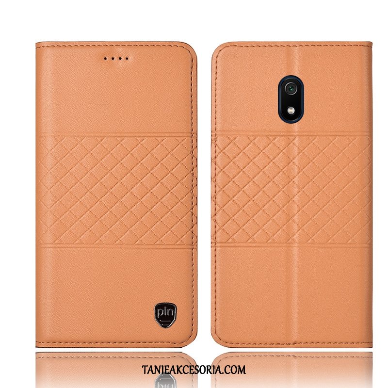 Etui Redmi 8a All Inclusive W Kratę Mały, Pokrowce Redmi 8a Czarny Skórzany Futerał Ochraniacz Beige