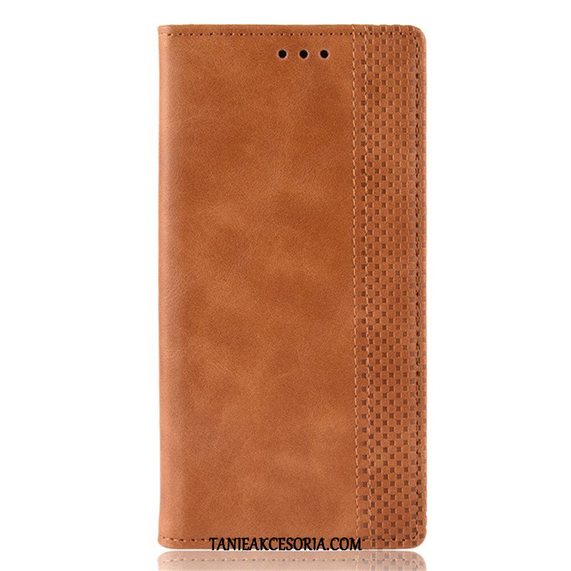 Etui Redmi Note 9 Czarny Ochraniacz Telefon Komórkowy, Obudowa Redmi Note 9 Mały Skórzany Futerał Czerwony Beige