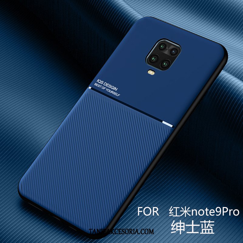 Etui Redmi Note 9 Pro Anti-fall Proste Ochraniacz, Obudowa Redmi Note 9 Pro Czarny Biznes Czerwony Beige