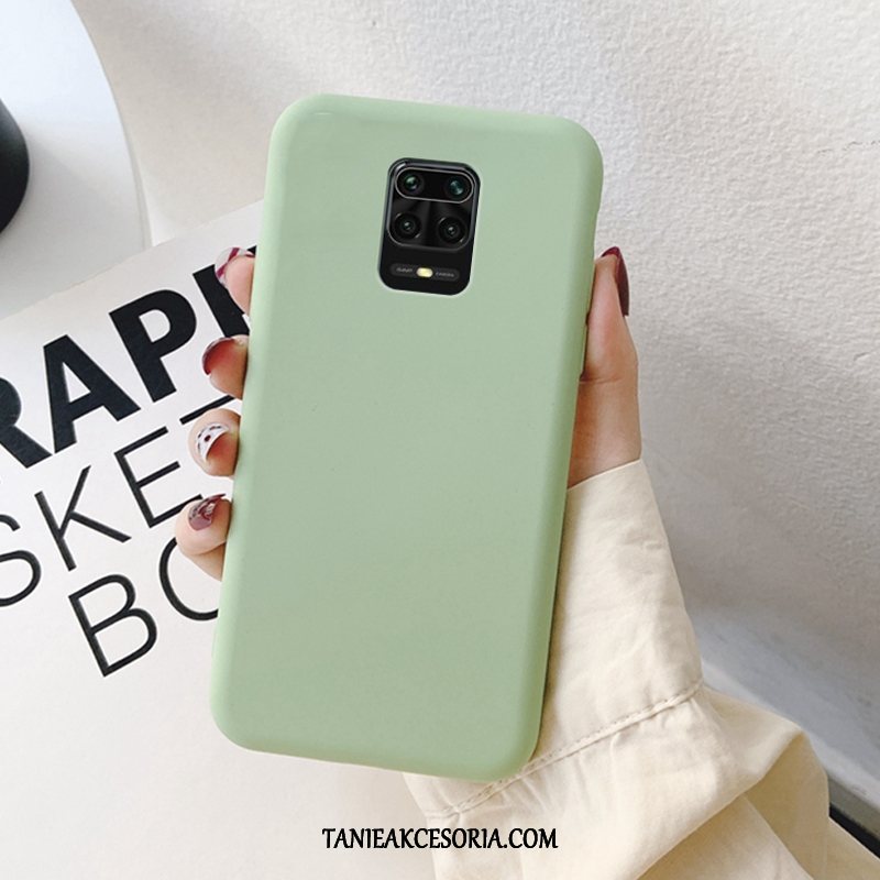 Etui Redmi Note 9 Pro Ochraniacz Silikonowe Proste, Futerał Redmi Note 9 Pro Anti-fall Czerwony Moda Beige