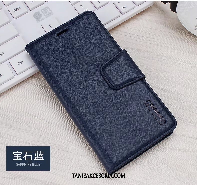 Etui Redmi Note 9 Skórzany Futerał Silikonowe Telefon Komórkowy, Pokrowce Redmi Note 9 All Inclusive Klapa Czerwony Beige