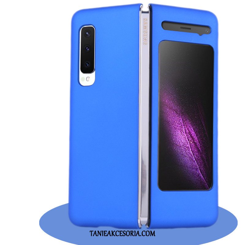 Etui Samsung Fold Cienkie Telefon Komórkowy Purpurowy, Pokrowce Samsung Fold Nubuku Gwiazda Składać