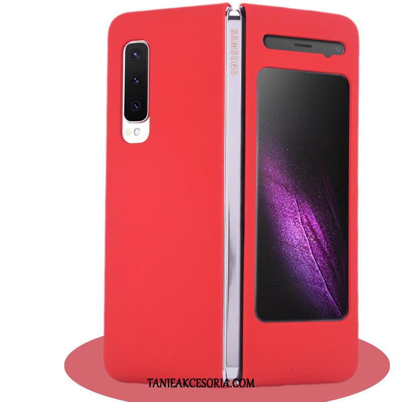 Etui Samsung Fold Cienkie Telefon Komórkowy Purpurowy, Pokrowce Samsung Fold Nubuku Gwiazda Składać