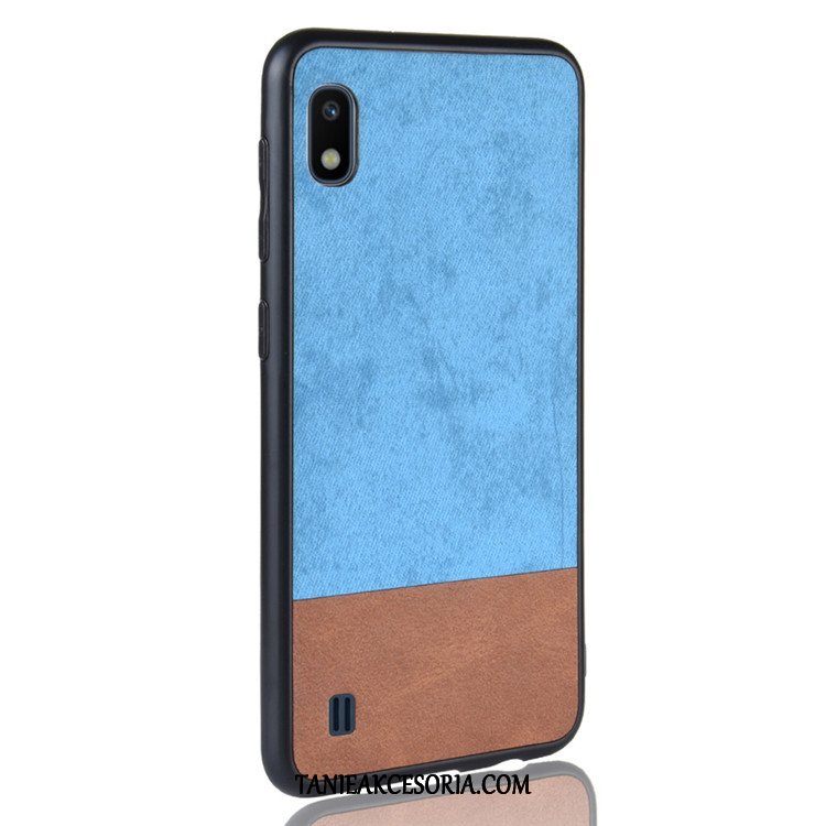 Etui Samsung Galaxy A10 Mieszane Kolory Telefon Komórkowy Skóra, Futerał Samsung Galaxy A10 Tendencja Gwiazda Denim