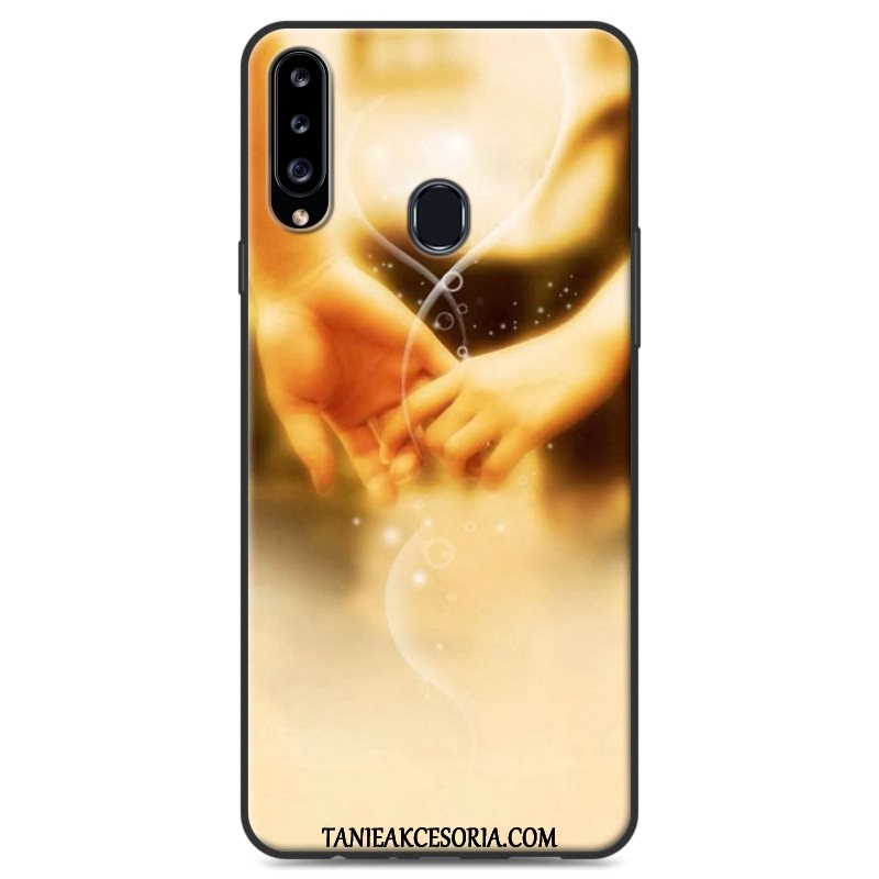 Etui Samsung Galaxy A20s Ochraniacz Kolor Gwiazda, Obudowa Samsung Galaxy A20s Miękki Wiszące Ozdoby Serce