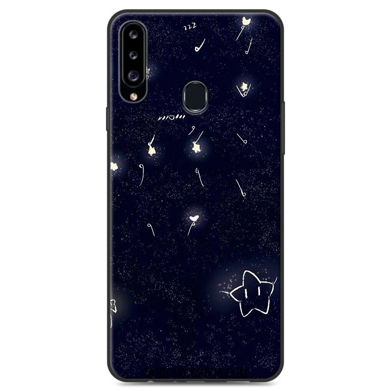 Etui Samsung Galaxy A20s Ochraniacz Kolor Gwiazda, Obudowa Samsung Galaxy A20s Miękki Wiszące Ozdoby Serce