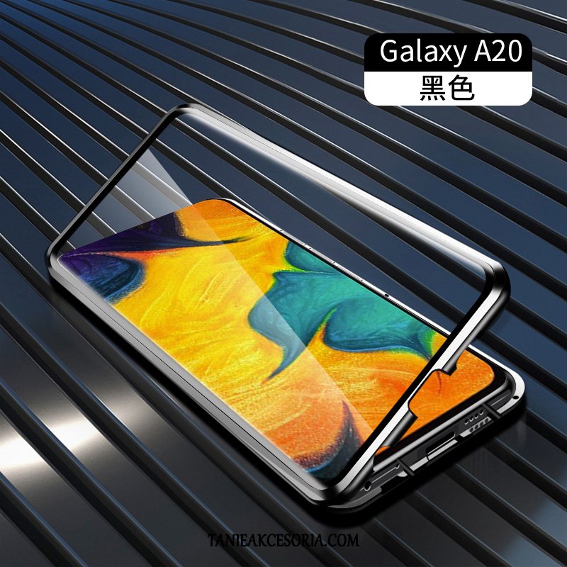 Etui Samsung Galaxy A20s Telefon Komórkowy Gwiazda Dwustronny, Pokrowce Samsung Galaxy A20s Zielony Szkło