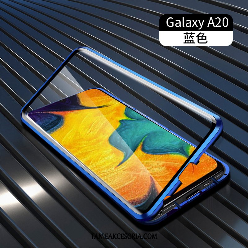 Etui Samsung Galaxy A20s Telefon Komórkowy Gwiazda Dwustronny, Pokrowce Samsung Galaxy A20s Zielony Szkło