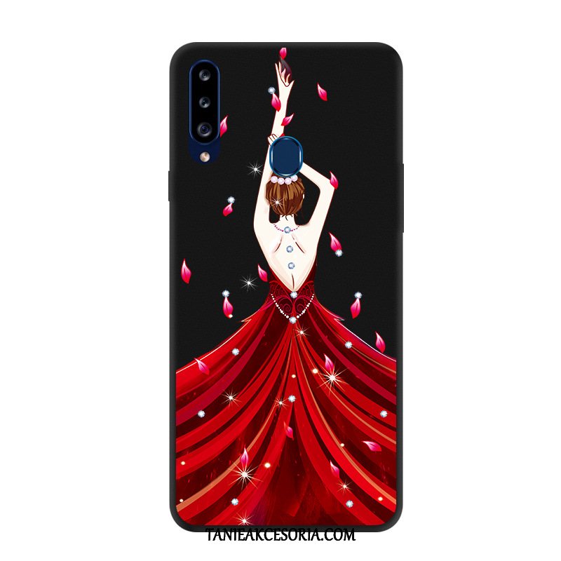 Etui Samsung Galaxy A20s Zielony Gwiazda Miękki, Pokrowce Samsung Galaxy A20s Anti-fall Proste Telefon Komórkowy