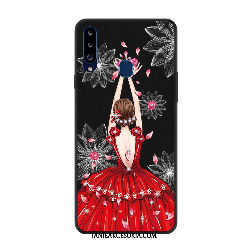 Etui Samsung Galaxy A20s Zielony Gwiazda Miękki, Pokrowce Samsung Galaxy A20s Anti-fall Proste Telefon Komórkowy