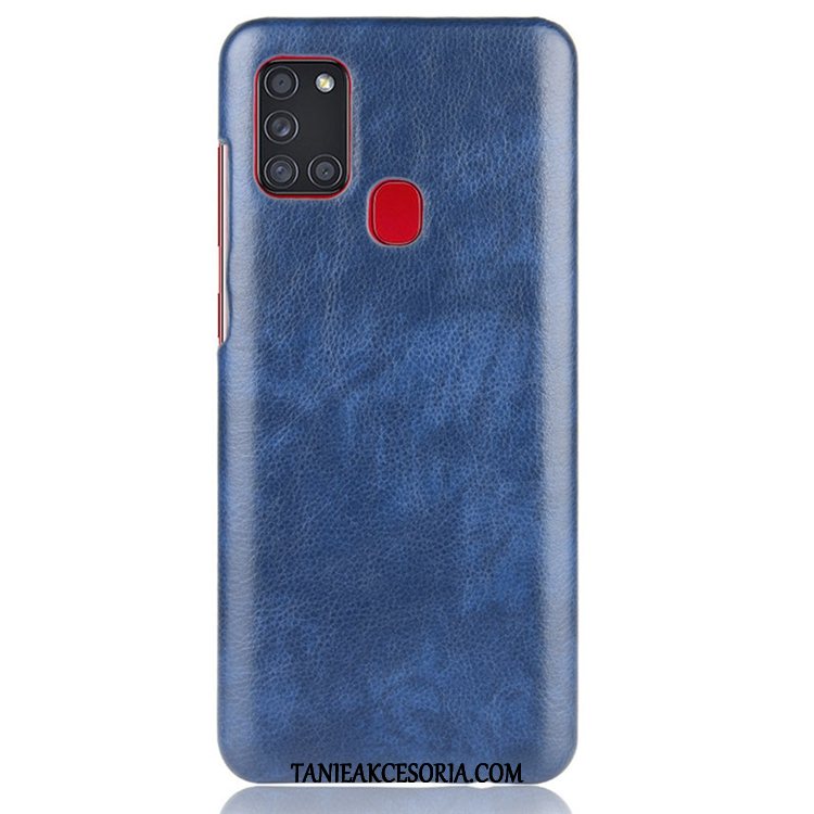 Etui Samsung Galaxy A21s Torby Gwiazda Nubuku, Pokrowce Samsung Galaxy A21s Vintage Skóra Osobowość Braun