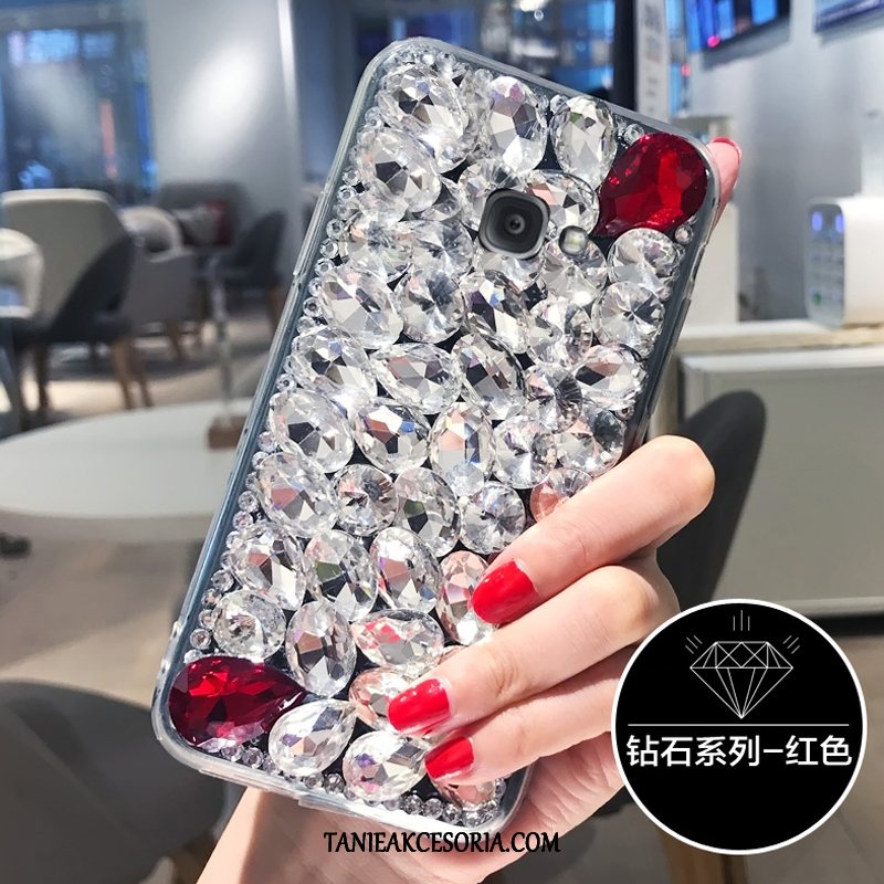 Etui Samsung Galaxy A3 2017 Gwiazda Telefon Komórkowy Anti-fall, Obudowa Samsung Galaxy A3 2017 Czarny Nowy Rhinestone