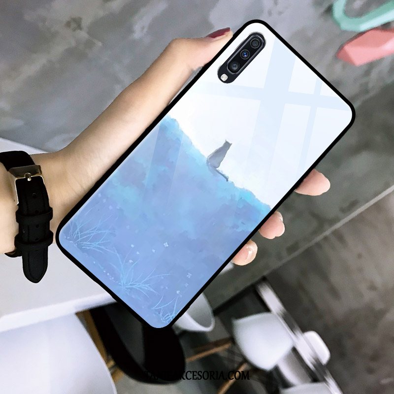 Etui Samsung Galaxy A30s Gradient Szkło Tendencja, Obudowa Samsung Galaxy A30s Osobowość Proste Telefon Komórkowy