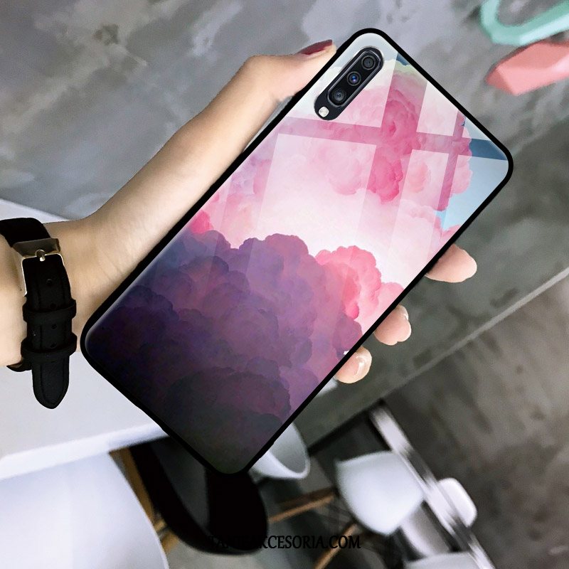 Etui Samsung Galaxy A30s Gradient Szkło Tendencja, Obudowa Samsung Galaxy A30s Osobowość Proste Telefon Komórkowy