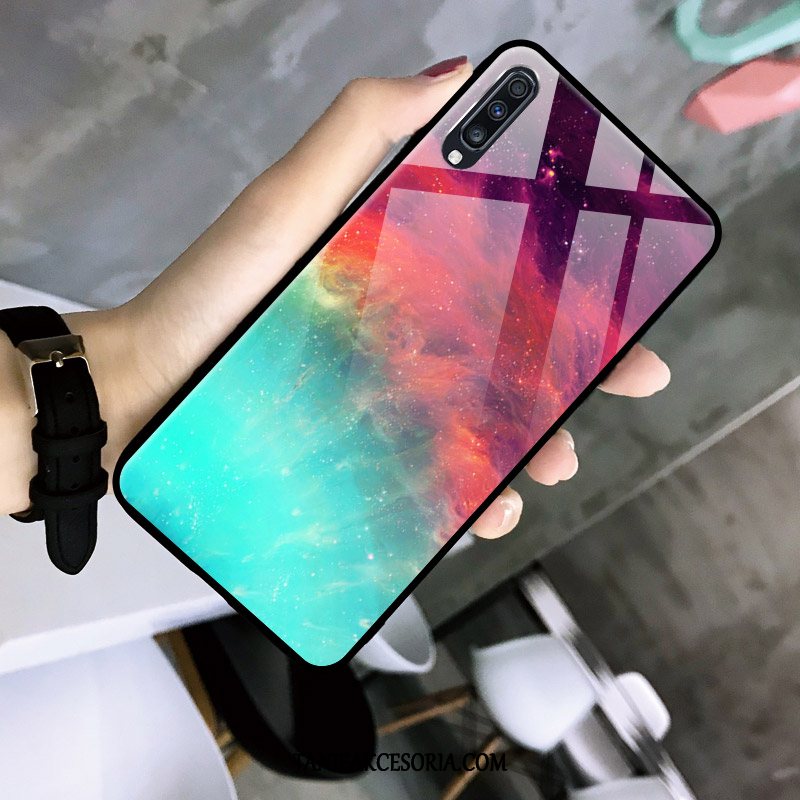 Etui Samsung Galaxy A30s Gradient Szkło Tendencja, Obudowa Samsung Galaxy A30s Osobowość Proste Telefon Komórkowy