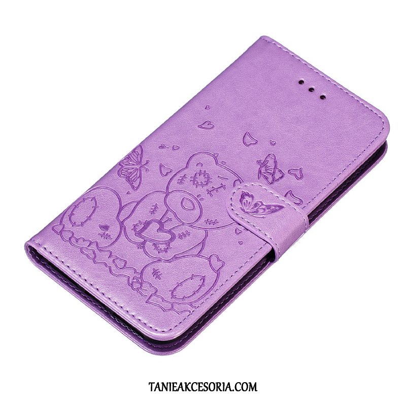 Etui Samsung Galaxy A30s Ochraniacz Modna Marka Anti-fall, Pokrowce Samsung Galaxy A30s Klapa Purpurowy Kreskówka