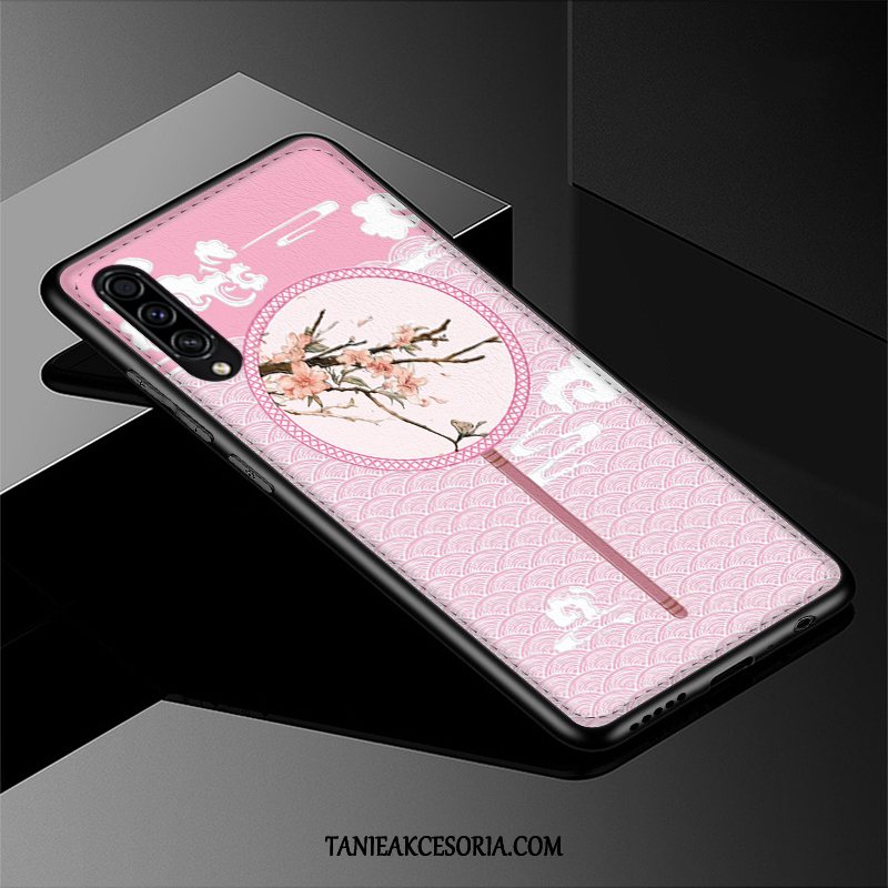 Etui Samsung Galaxy A30s Osobowość Purpurowy Relief, Futerał Samsung Galaxy A30s Skóra Chiński Styl Anti-fall