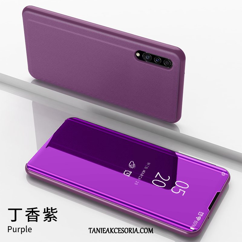 Etui Samsung Galaxy A30s Purpurowy Telefon Komórkowy Ochraniacz, Obudowa Samsung Galaxy A30s Skórzany Futerał All Inclusive Poszycie