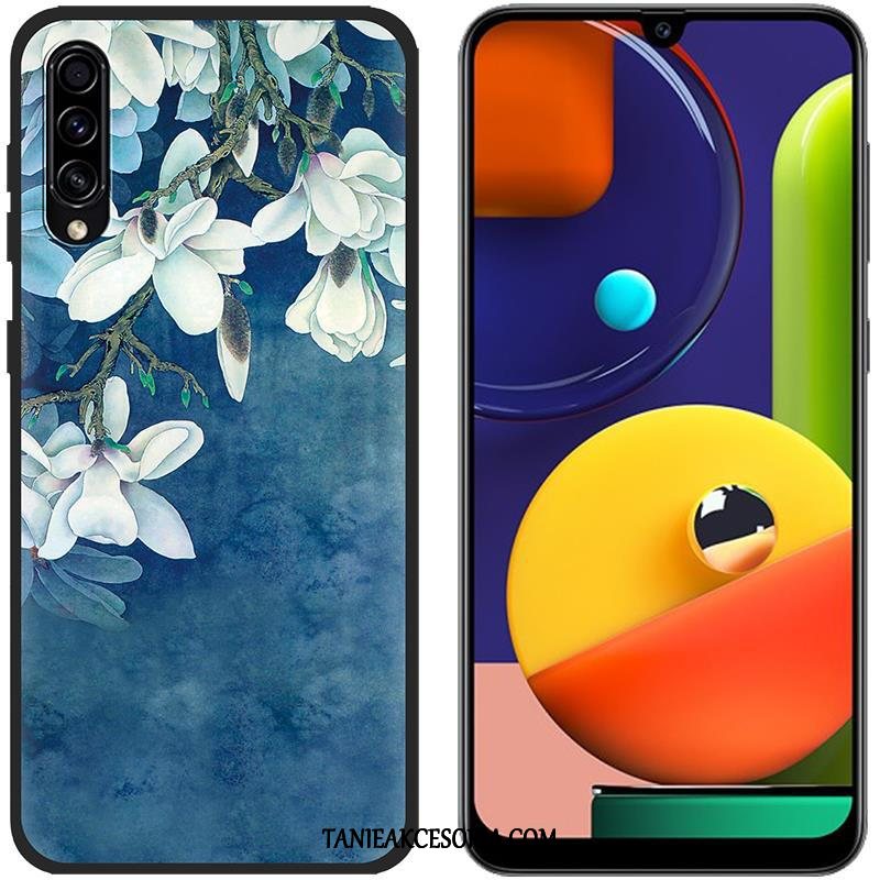 Etui Samsung Galaxy A30s Płótno Miękki Kolor, Pokrowce Samsung Galaxy A30s Ochraniacz Zielony Telefon Komórkowy