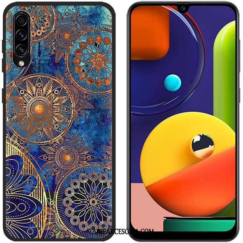 Etui Samsung Galaxy A30s Płótno Miękki Kolor, Pokrowce Samsung Galaxy A30s Ochraniacz Zielony Telefon Komórkowy