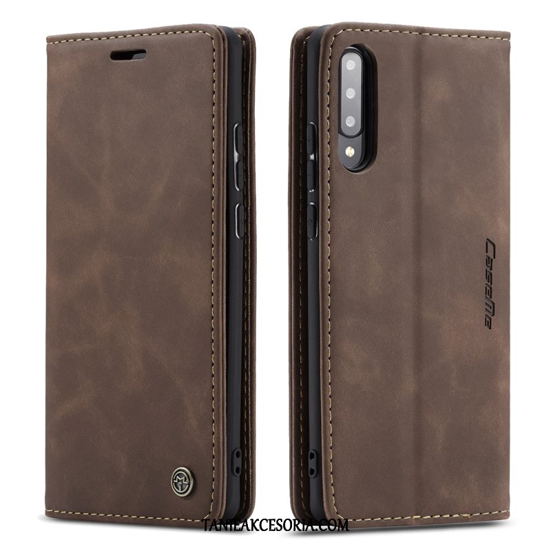 Etui Samsung Galaxy A30s Szkło Hartowane Moda Biznes, Futerał Samsung Galaxy A30s Filmy Telefon Komórkowy Skórzany