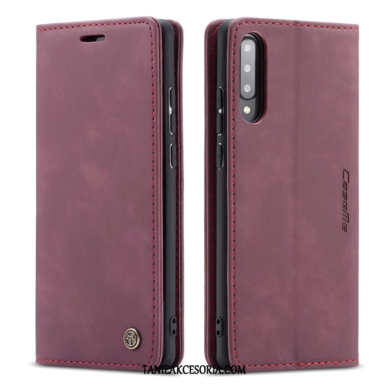 Etui Samsung Galaxy A30s Szkło Hartowane Moda Biznes, Futerał Samsung Galaxy A30s Filmy Telefon Komórkowy Skórzany