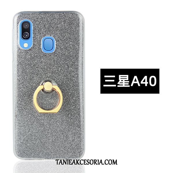 Etui Samsung Galaxy A40 Miękki Ring Proszek, Pokrowce Samsung Galaxy A40 Telefon Komórkowy Kreatywne Proste