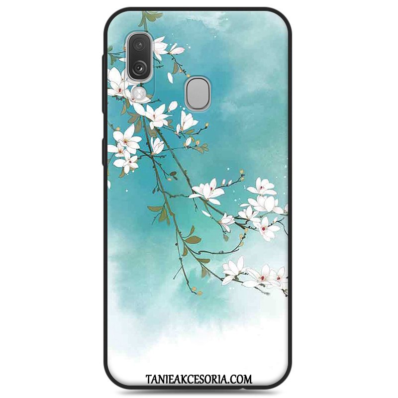 Etui Samsung Galaxy A40 Wiszące Ozdoby Gwiazda Niebieski, Futerał Samsung Galaxy A40 Silikonowe Świeży Wiatr