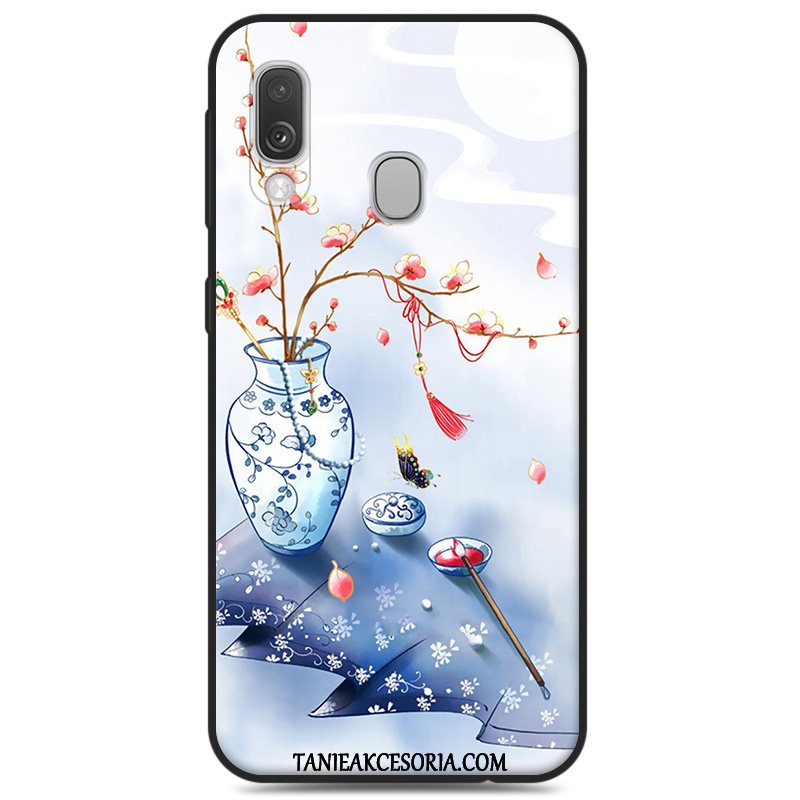 Etui Samsung Galaxy A40 Wiszące Ozdoby Gwiazda Niebieski, Futerał Samsung Galaxy A40 Silikonowe Świeży Wiatr